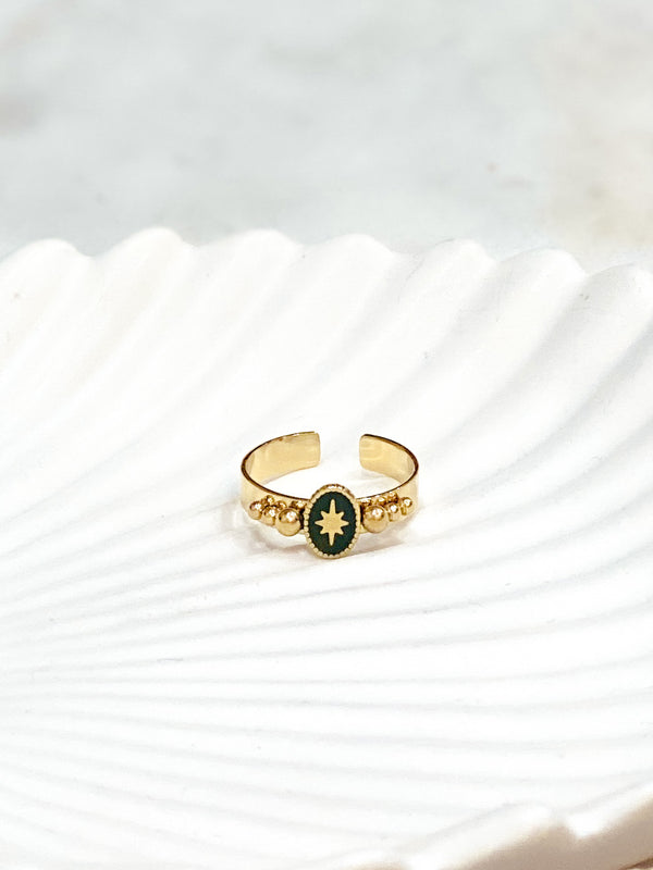 Green CELESTE ring